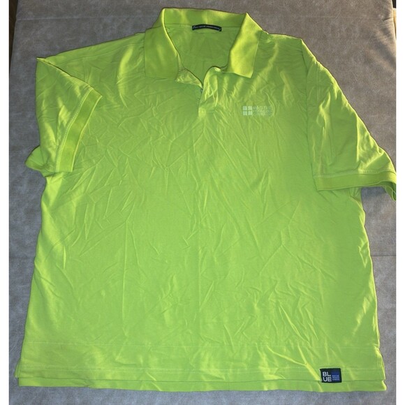 VINTAGE Marithe Francois Girgbaud Shirt Mens 3X Green Embroidered Logo - Picture 3 of 6